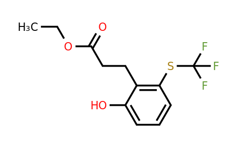 1803730-78-0 | Ethyl 3-(2-hydroxy-6-(trifluoromethylthio)phenyl)propanoate