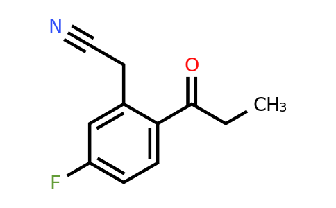 1803730-95-1 | 5-Fluoro-2-propionylphenylacetonitrile