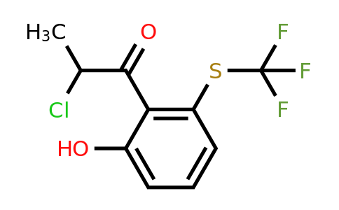 1803731-29-4 | 2-(2-Chloropropanoyl)-3-(trifluoromethylthio)phenol