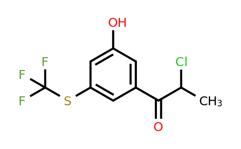 1803731-34-1 | 3-(2-Chloropropanoyl)-5-(trifluoromethylthio)phenol