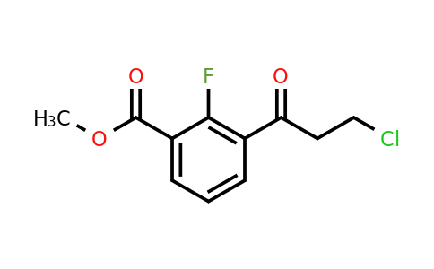 1803731-65-8 | Methyl 3-(3-chloropropanoyl)-2-fluorobenzoate