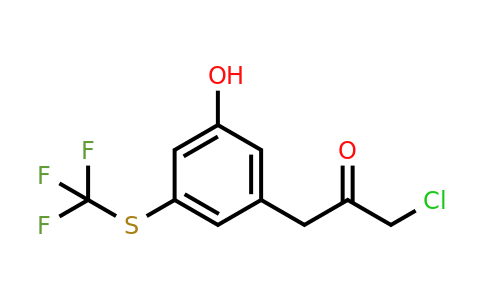 1803731-84-1 | 3-(3-Chloro-2-oxopropyl)-5-(trifluoromethylthio)phenol