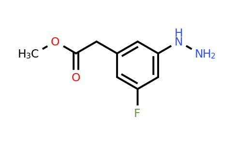 1803732-51-5 | Methyl 3-fluoro-5-hydrazinylphenylacetate