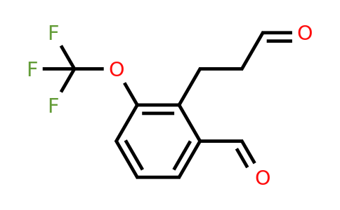1803734-07-7 | 2-(3-Oxopropyl)-3-(trifluoromethoxy)benzaldehyde