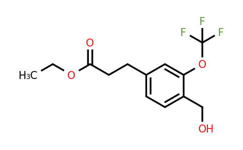 1803734-11-3 | Ethyl 3-(4-(hydroxymethyl)-3-(trifluoromethoxy)phenyl)propanoate