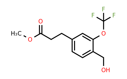 1803734-20-4 | Methyl 3-(4-(hydroxymethyl)-3-(trifluoromethoxy)phenyl)propanoate