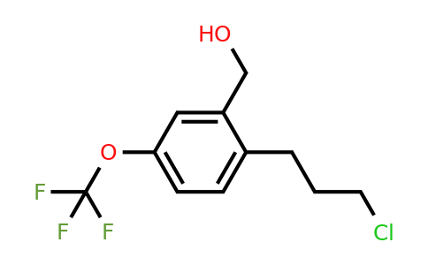 1803734-39-5 | 2-(3-Chloropropyl)-5-(trifluoromethoxy)benzylalcohol
