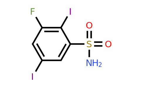 1803734-62-4 | 2,5-Diiodo-3-fluorobenzenesulfonamide