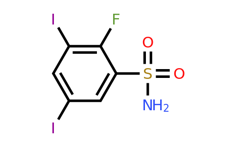 1803734-73-7 | 3,5-Diiodo-2-fluorobenzenesulfonamide