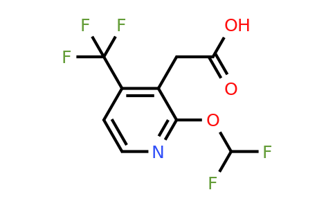 2-Difluoromethoxy-4-(trifluoromethyl)pyridine-3-acetic acid
