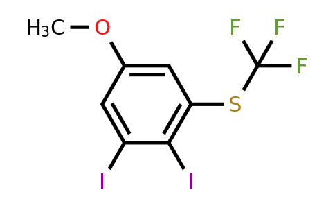 1803735-29-6 | 3,4-Diiodo-5-(trifluoromethylthio)anisole