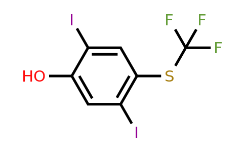 1803735-38-7 | 2,5-Diiodo-4-(trifluoromethylthio)phenol