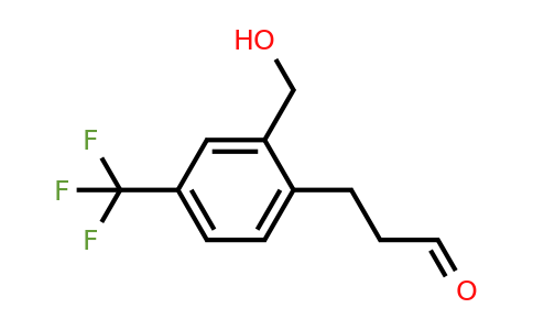 1803735-41-2 | 2-(3-Oxopropyl)-5-(trifluoromethyl)benzylalcohol