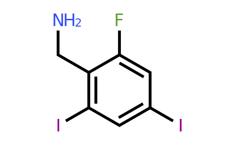 1803736-14-2 | 2,4-Diiodo-6-fluorobenzylamine