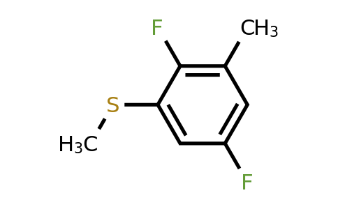 1803736-46-0 | 2,5-Difluoro-3-(methyl)thioanisole