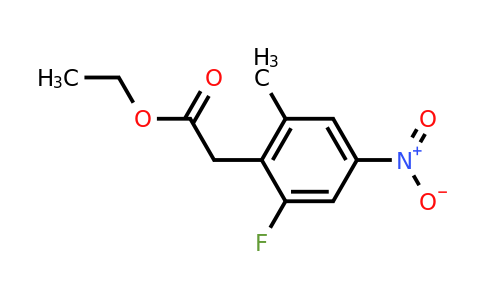 1803737-23-6 | Ethyl 2-fluoro-6-methyl-4-nitrophenylacetate
