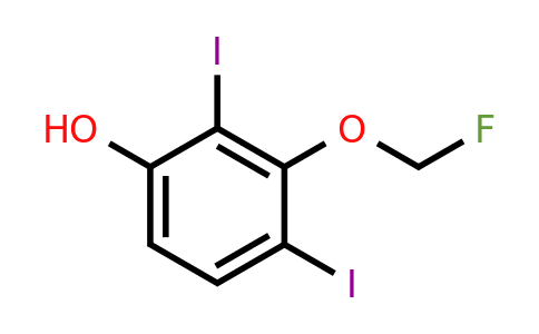 1803737-67-8 | 2,4-Diiodo-3-(fluoromethoxy)phenol