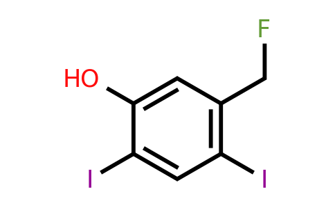 1803737-73-6 | 2,4-Diiodo-5-(fluoromethyl)phenol