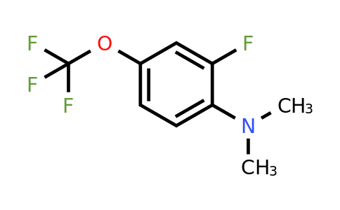 1803737-83-8 | 1-Dimethylamino-2-fluoro-4-(trifluoromethoxy)benzene