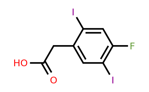 1803738-12-6 | 2,5-Diiodo-4-fluorophenylacetic acid