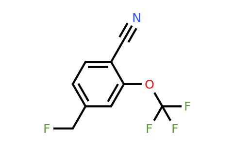 1803738-53-5 | 4-Fluoromethyl-2-(trifluoromethoxy)benzonitrile