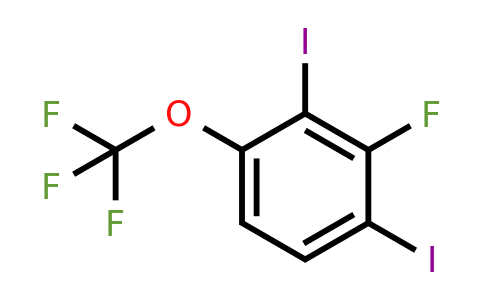 1803738-57-9 | 1,3-Diiodo-2-fluoro-4-(trifluoromethoxy)benzene