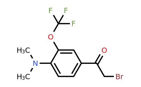 1803738-75-1 | 4'-Dimethylamino-3'-(trifluoromethoxy)phenacyl bromide