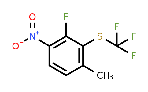 1803739-04-9 | 3-Fluoro-4-nitro-2-(trifluoromethylthio)toluene