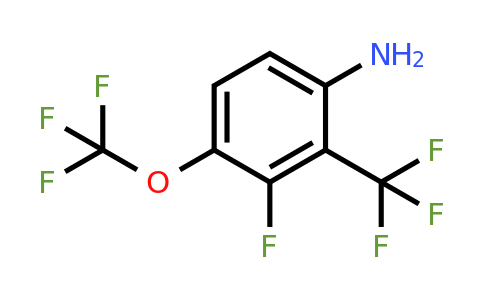 1803739-76-5 | 3-Fluoro-4-trifluoromethoxy-2-(trifluoromethyl)aniline