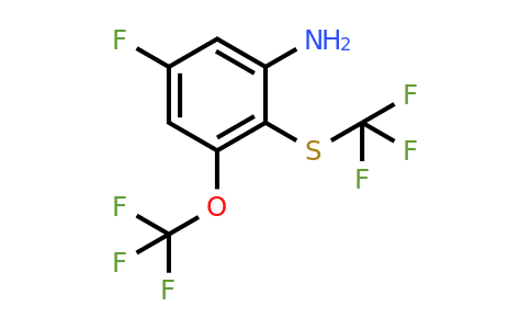 1803739-78-7 | 5-Fluoro-3-trifluoromethoxy-2-(trifluoromethylthio)aniline
