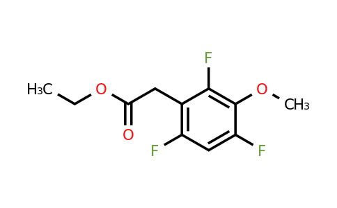 1803740-62-6 | Ethyl 3-methoxy-2,4,6-trifluorophenylacetate
