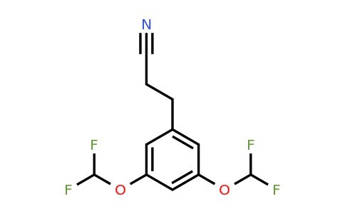 1803741-35-6 | (3,5-Bis(difluoromethoxy)phenyl)propanenitrile