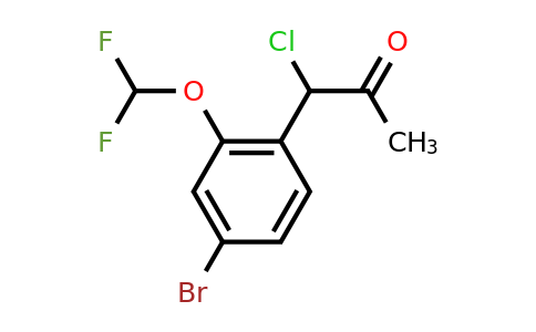 1803741-46-9 | 1-(4-Bromo-2-(difluoromethoxy)phenyl)-1-chloropropan-2-one