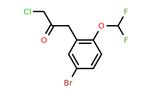 1803741-53-8 | 1-(5-Bromo-2-(difluoromethoxy)phenyl)-3-chloropropan-2-one