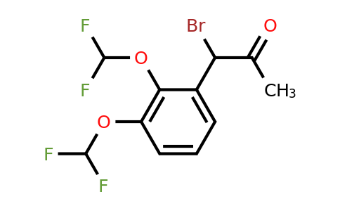 1803741-67-4 | 1-(2,3-Bis(difluoromethoxy)phenyl)-1-bromopropan-2-one