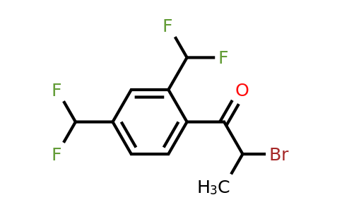 1803742-06-4 | 1-(2,4-Bis(difluoromethyl)phenyl)-2-bromopropan-1-one