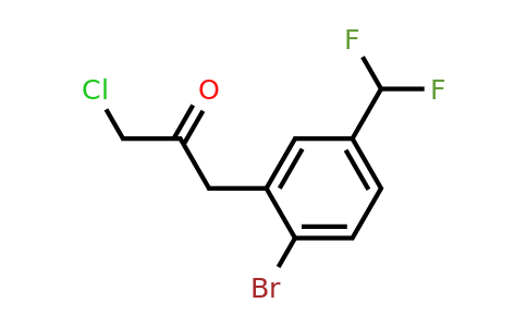1803742-16-6 | 1-(2-Bromo-5-(difluoromethyl)phenyl)-3-chloropropan-2-one