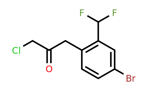 1803742-21-3 | 1-(4-Bromo-2-(difluoromethyl)phenyl)-3-chloropropan-2-one
