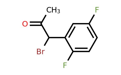 1803742-66-6 | 1-Bromo-1-(2,5-difluorophenyl)propan-2-one