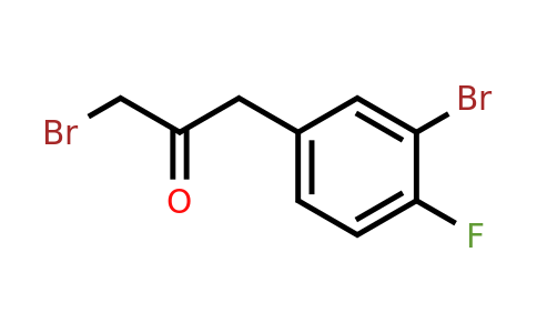 1803744-61-7 | 1-Bromo-3-(3-bromo-4-fluorophenyl)propan-2-one