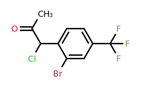 1803745-03-0 | 1-(2-Bromo-4-(trifluoromethyl)phenyl)-1-chloropropan-2-one