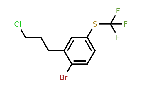 1803745-07-4 | 1-Bromo-2-(3-chloropropyl)-4-(trifluoromethylthio)benzene