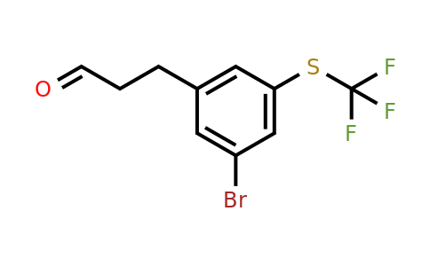 1803745-12-1 | 3-(3-Bromo-5-(trifluoromethylthio)phenyl)propanal