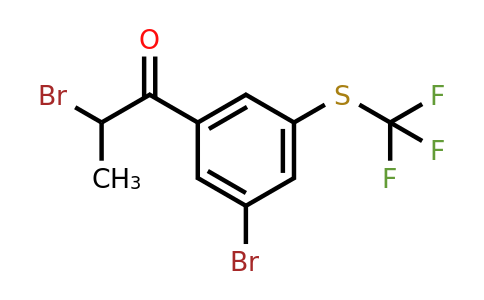 1803745-18-7 | 2-Bromo-1-(3-bromo-5-(trifluoromethylthio)phenyl)propan-1-one