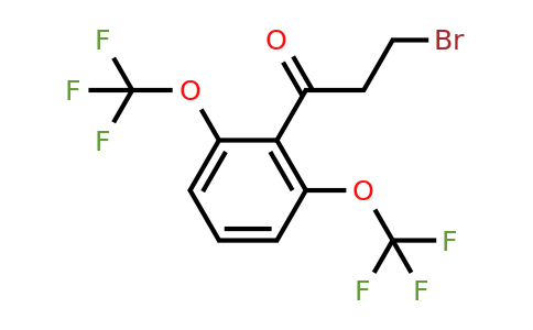 1803745-28-9 | 1-(2,6-Bis(trifluoromethoxy)phenyl)-3-bromopropan-1-one