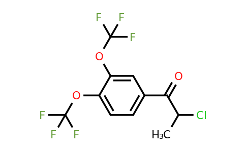 1803745-36-9 | 1-(3,4-Bis(trifluoromethoxy)phenyl)-2-chloropropan-1-one