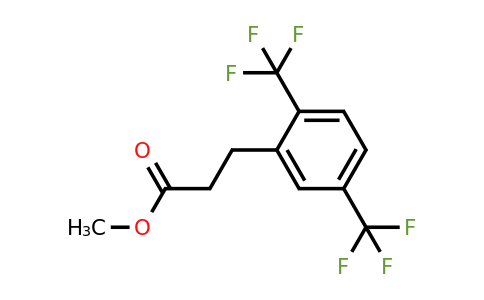 1803745-70-1 | Methyl (2,5-bis(trifluoromethyl)phenyl)propanoate