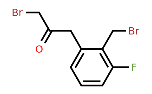 1803746-37-3 | 1-Bromo-3-(2-(bromomethyl)-3-fluorophenyl)propan-2-one