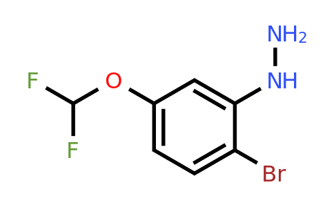 1803747-49-0 | 1-(2-Bromo-5-(difluoromethoxy)phenyl)hydrazine