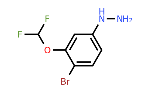 1803747-58-1 | 1-(4-Bromo-3-(difluoromethoxy)phenyl)hydrazine